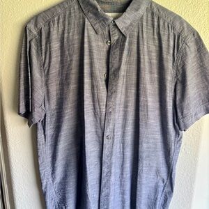 Men's Gray Short Sleeve Shirt